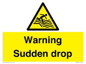 Warning Sudden drop
